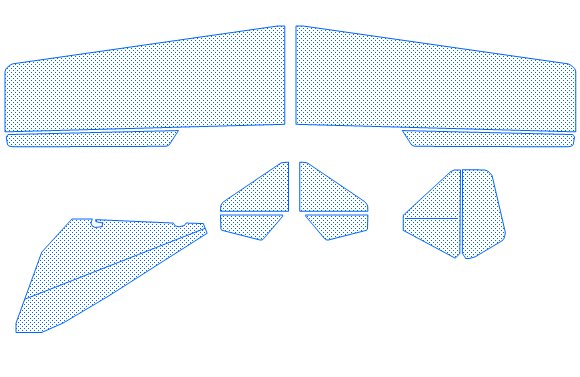 Entoilage pour X-AIR Standard drawing CAD